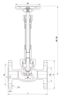 低溫長(zhǎng)軸法蘭截止閥